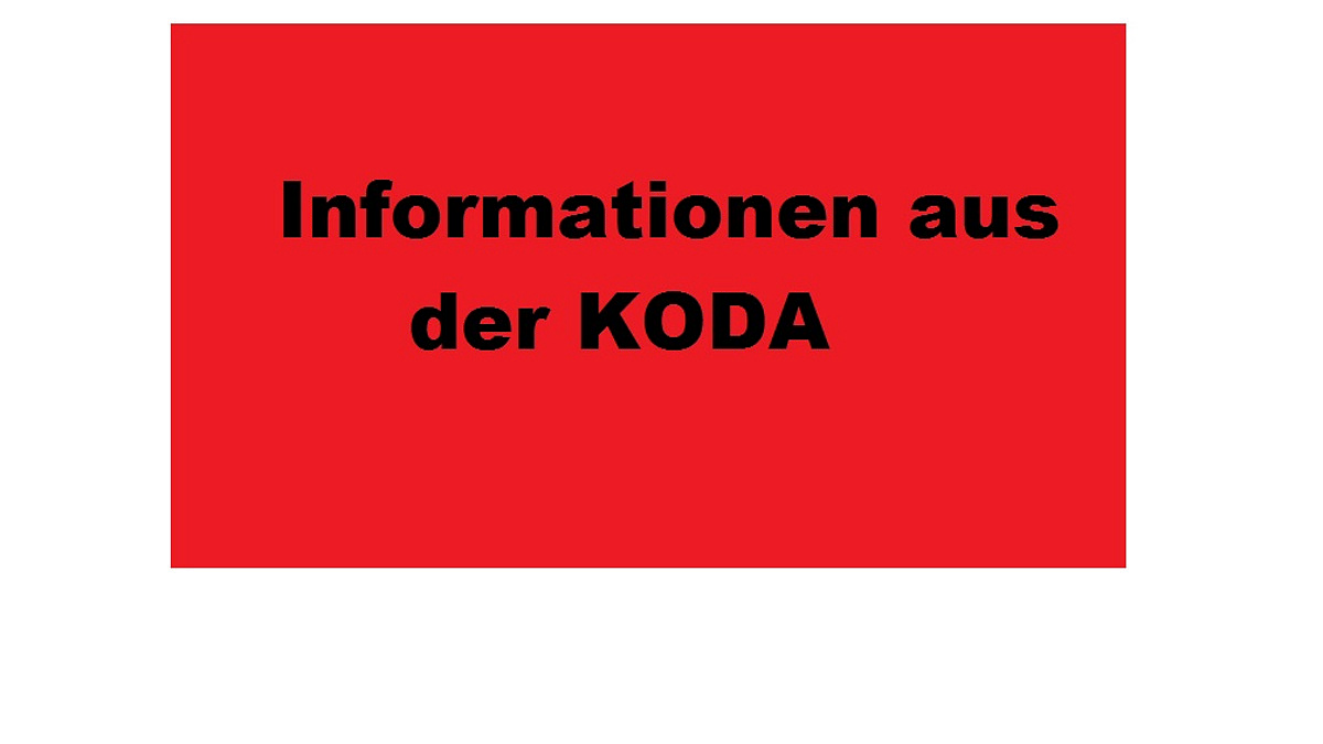 Alle KODA-Informationen seit 2012